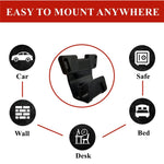 Universal Handgn Mount - Secure Storage for Cars, Cupboards, and Tables