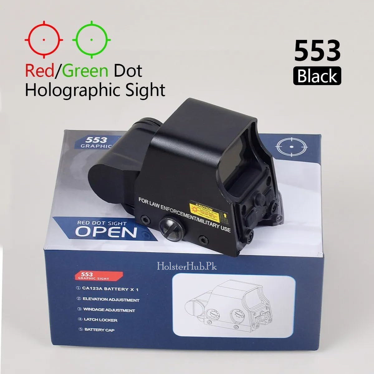Red Dot 553 Holographic Gn Sight - Tactical Precision for Every Mission