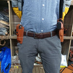 Mold Holster for 9mm Made of Pure Leather - Best for Pant, Belt and Shalwar.