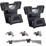 Universal Handgn Mount - Secure Storage for Cars, Cupboards, and Tables