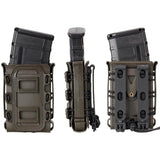 Elite Series Tactical Mag Holsters - M4, AK-47, and Fast-Access Dual Pouch for 7.62mm and 5.56mm Mag (1-piece)