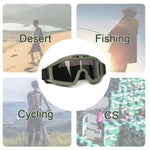 Wind Guard Tactical Goggles with 3 Interchangeable Lenses - Unparalleled Protection in Extreme Conditions