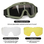 Wind Guard Tactical Goggles with 3 Interchangeable Lenses - Unparalleled Protection in Extreme Conditions