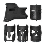 FAB Magwell Grip Package - Newest Magwell Package with 4 Replaceable Face Inserts for M16, AR-15, and AR15