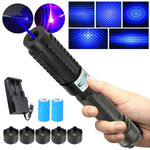 Original 450nm 4000mw High Power Burning Laser Pointer Flashlight