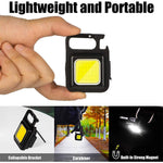 Mini High Beam Flashlight With Keychain - USB Chargeable