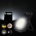 Mini High Beam Flashlight With Keychain - USB Chargeable