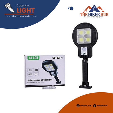 Solar Sensor Street Lamp The Hiker Hub TheHikerHub.com Pakistan Online