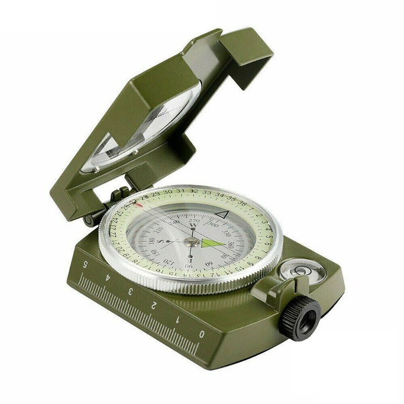 Multi-function Military Compass - Green The Hiker Hub TheHikerHub.com Pakistan Online