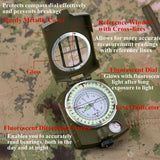 Multi-function Military Compass - Green The Hiker Hub TheHikerHub.com Pakistan Online