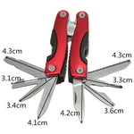 Traveler 9 In 1 Multifunctional Portable Pocket Multitool Plier Survival Camping Travel Life Tools The Hiker Hub TheHikerHub.com Pakistan Online