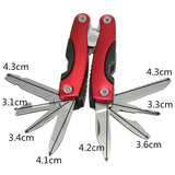 Traveler 9 In 1 Multifunctional Portable Pocket Multitool Plier Survival Camping Travel Life Tools The Hiker Hub TheHikerHub.com Pakistan Online